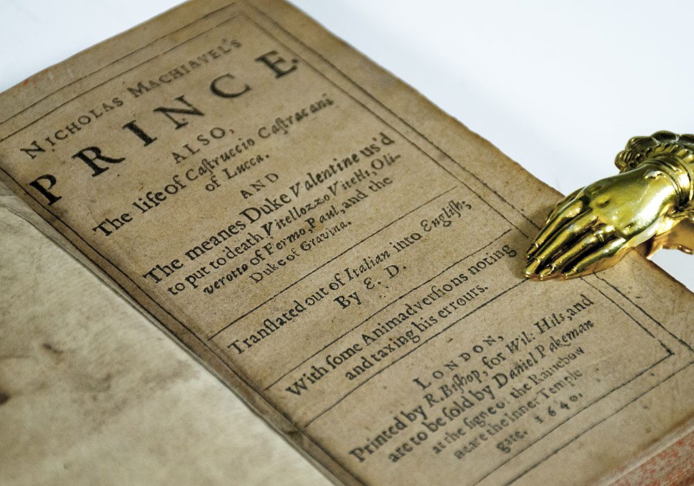 Nicholas Machiavel’s Prince. Also, The life of Castruccio Castracani of Lucca. And The meanes Duke Valentine us’d to put to death Vitellezzo Vitelli… Translated out of Italian into English by E.D. - Image 3