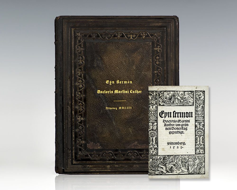 Eyn Sermon Doctoris Martini Luther (Dr. Martin Luther's Maundy Thursday Sermon).