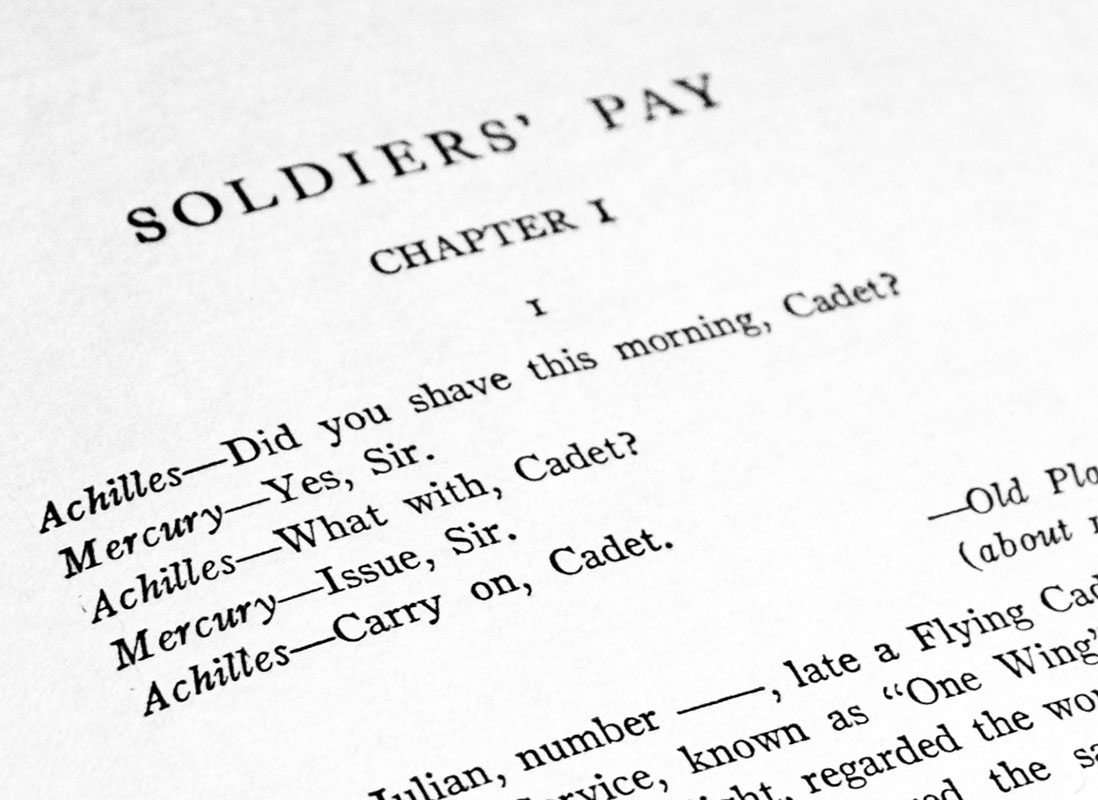 Soldier's Pay.