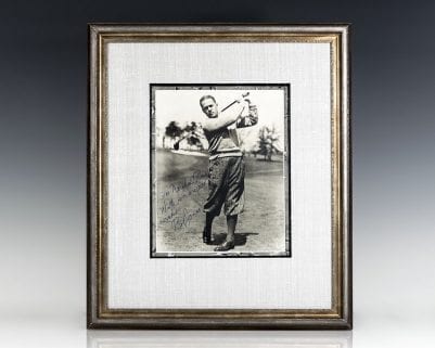 Bobby Jones Signed Photograph.