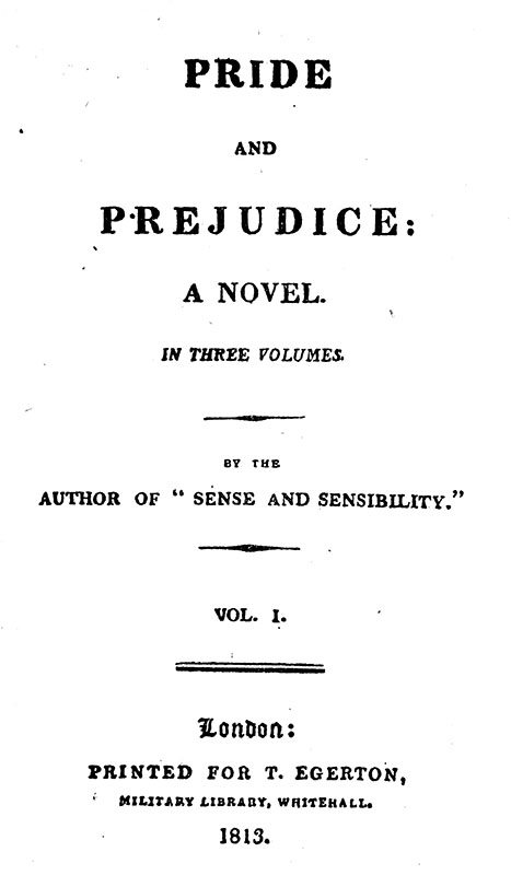 Pride and Prejudice.