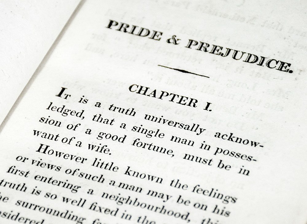 Pride and Prejudice.