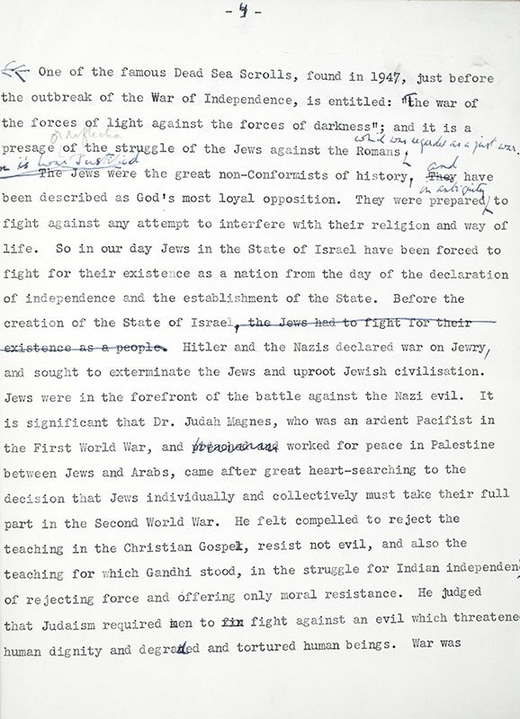 The Jews and International Relations: The Pursuit of Peace