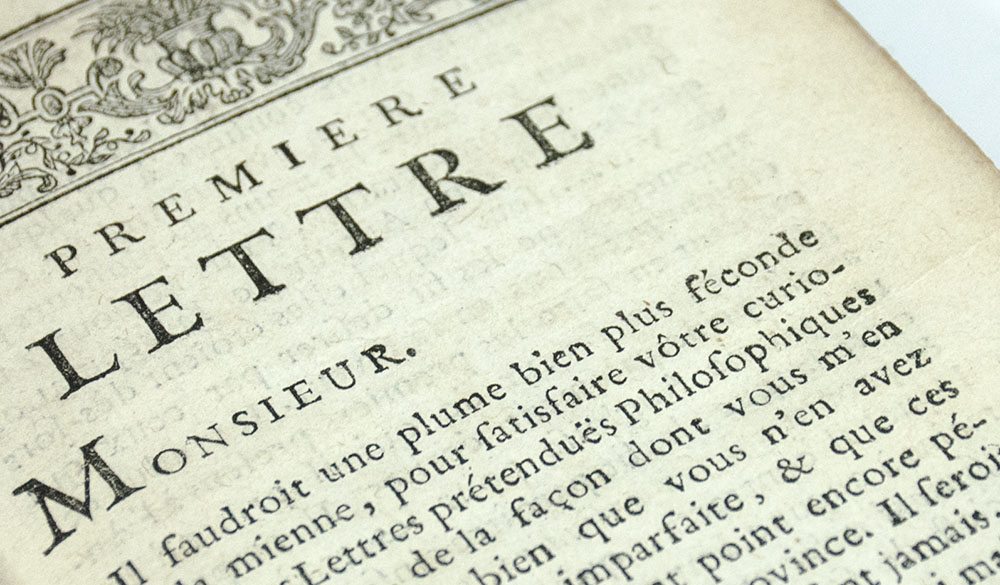 Reponse ou Critique des Lettres Philosophiques De Monsieur de Voltaire (Respsonse and Critique of the Philosophical Letters of Mr. Voltaire)