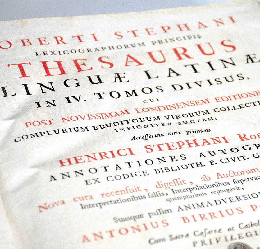 Thesaurus Linguae Latinae