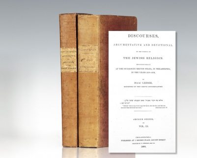 Discourses, Argumentative and Devotional, on the Subject of Jewish Religion