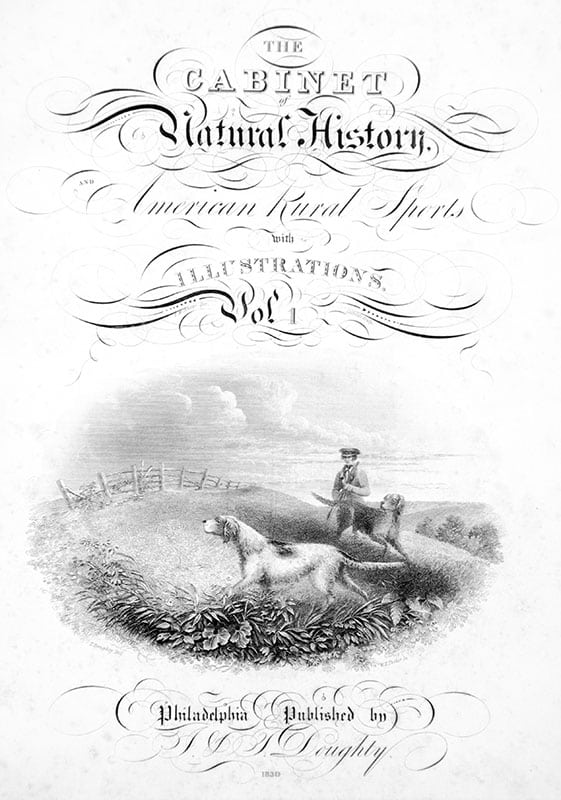 The Cabinet of Natural History and American Rural Sports