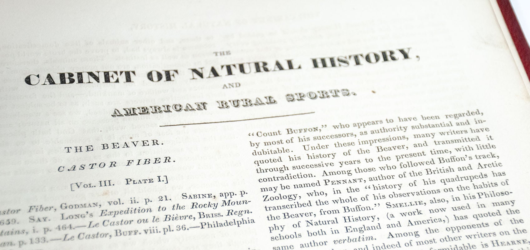 The Cabinet of Natural History and American Rural Sports