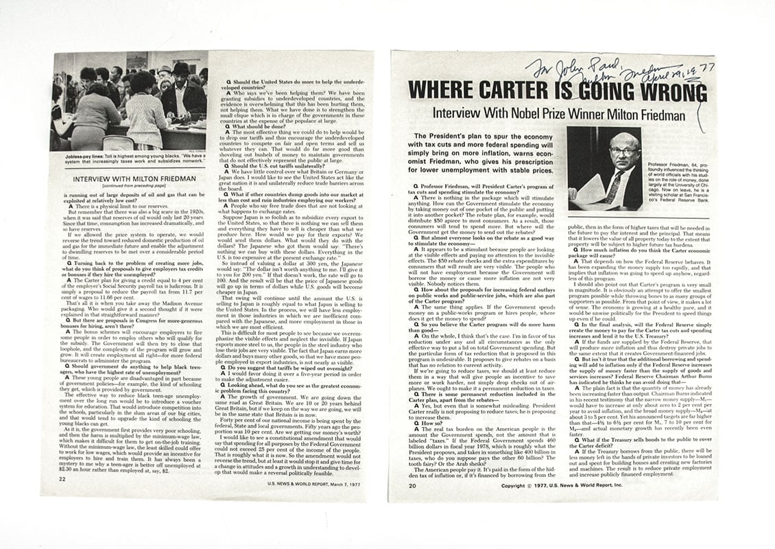 Where Carter is Going Wrong