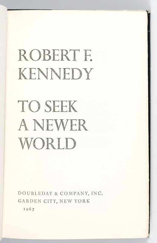 To Seek A Newer World