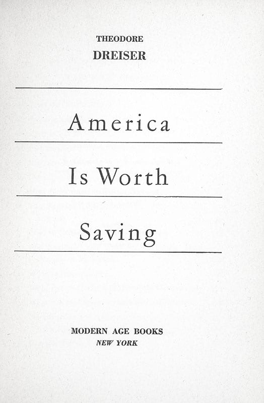 America is Worth Saving