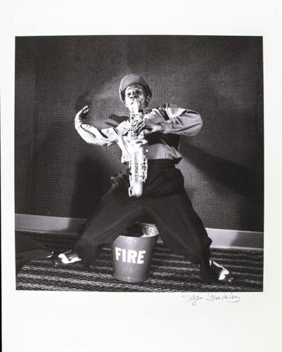 Benni "Banjo" Mrwebi Silver Gelatin Print Signed.