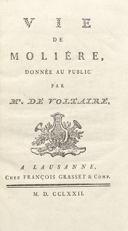 Vie de Moliere
