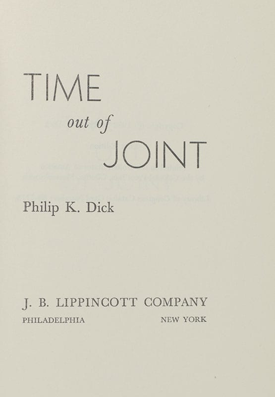 Time Out of Joint