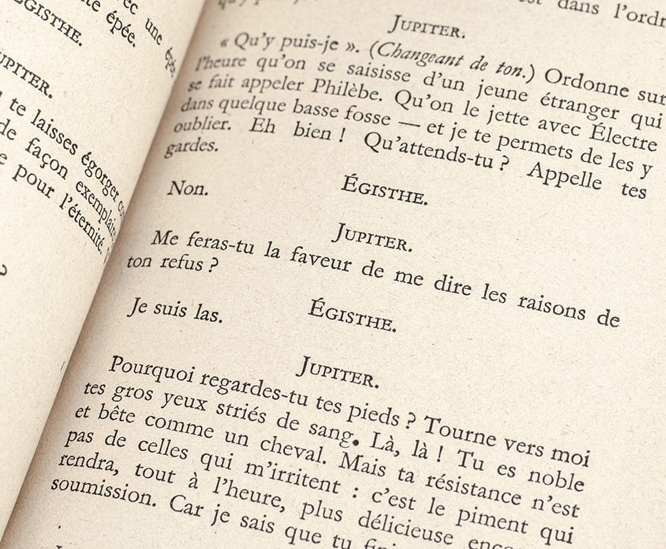 Les Mouches: Drame en Trois Actes (Flies)