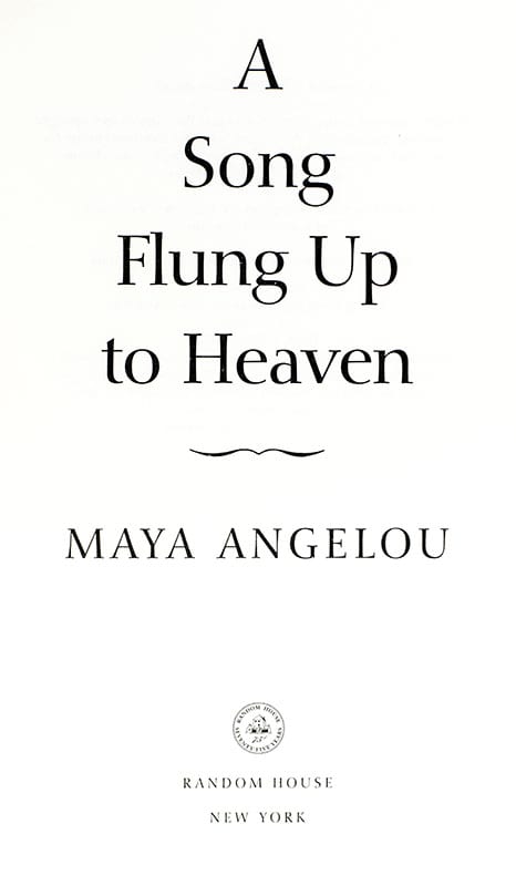 A Song Flung Up To Heaven