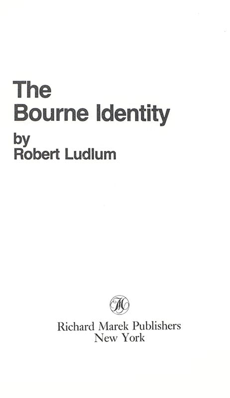 The Bourne Identity
