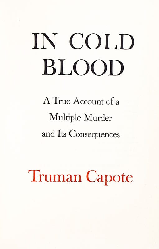 In Cold Blood