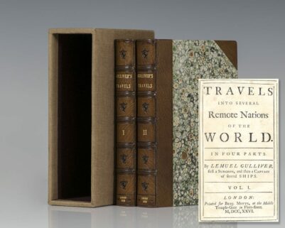 Travels into Several Remote Nations of the World. In Four Parts. By Lemuel Gulliver, first Surgeon, and then Captain of Several Ships. [Gulliver's Travels].