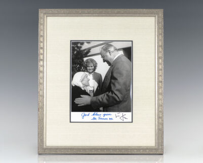 Mother Teresa and Helmut Kohl Signed Photograph.