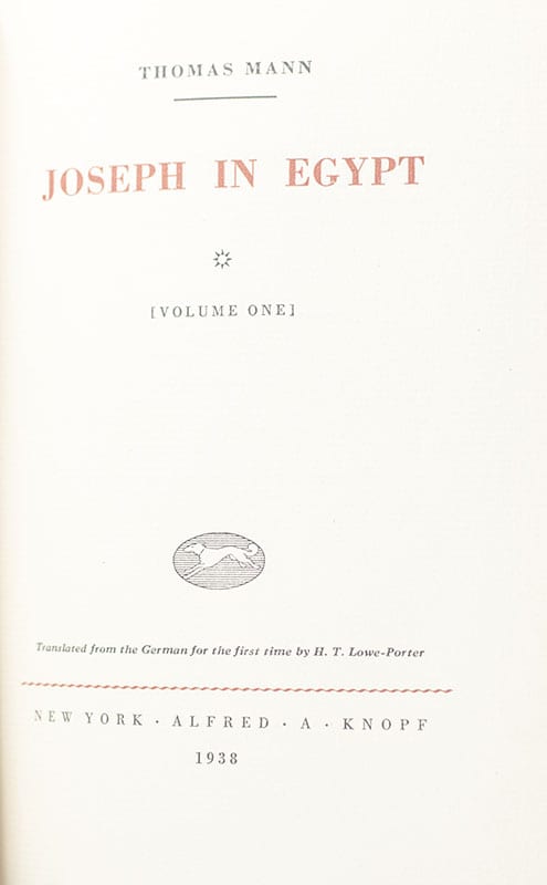 Joseph in Egypt
