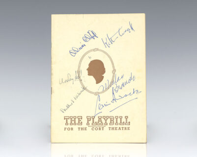 Marlon Brando Signed Candida Playbill.