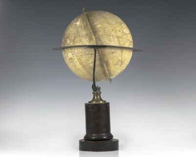 Globe Classique, Nouvelle Edition: Rare 19th Century Charles Dien Terrestrial Table Globe.