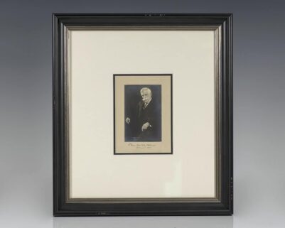 Justice Oliver Wendell Holmes, Jr. Signed Photograph.