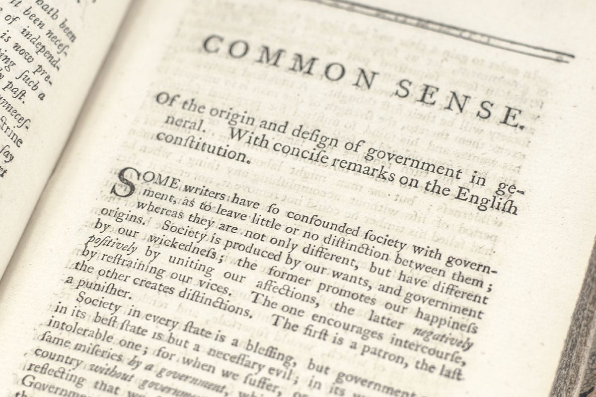 Common Sense: Addressed to the Inhabitants of America, Plain Truth, Rights of Man Parts I & II, and An Answer to Pain's Rights of Man