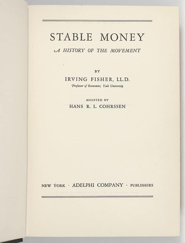 Stable Money