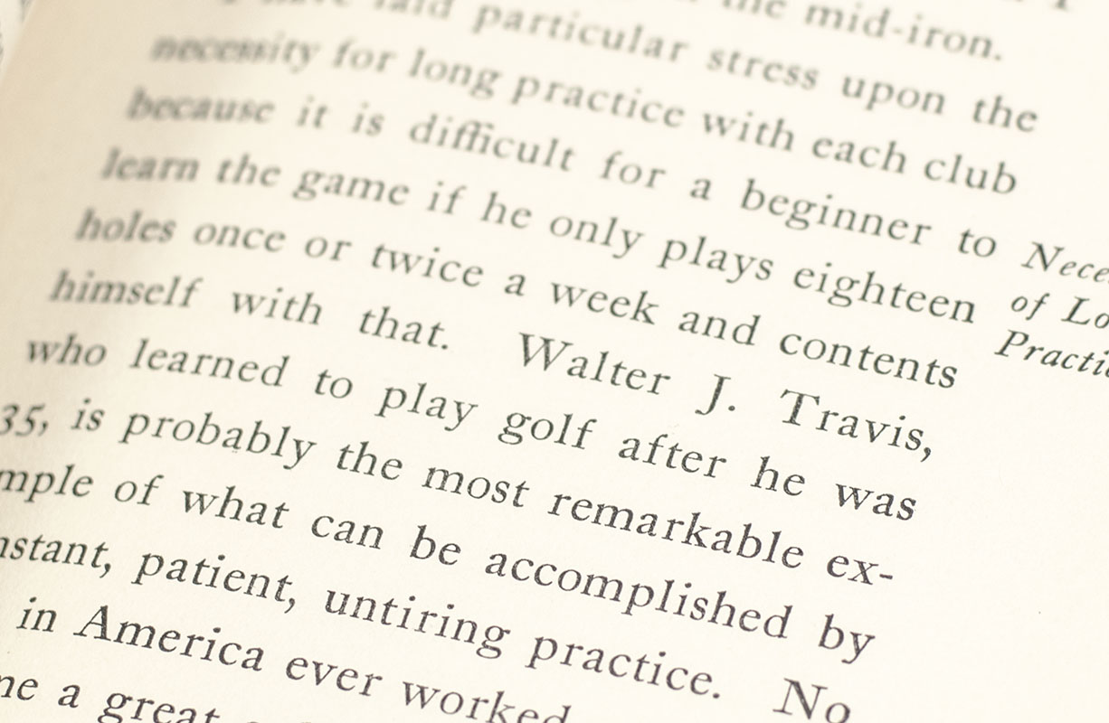 Travers' Golf Book