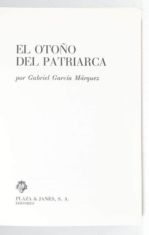 El Otono del Patriarca (The Autumn of the Patriarch)