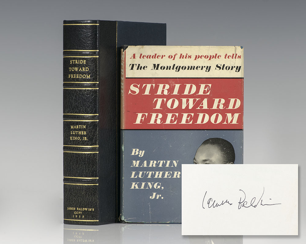 James Baldwin's copy of Martin Luther King's Stride Toward Freedom: The Montgomery Story.
