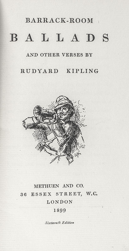 Barrack-Room Ballads, Departmental Duties, and The Seven Seas