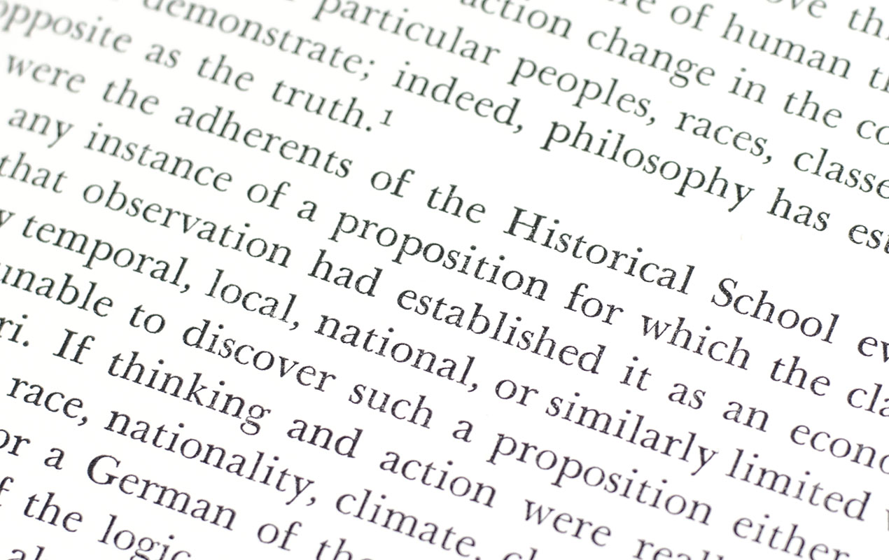 Epistemological Problems of Economics
