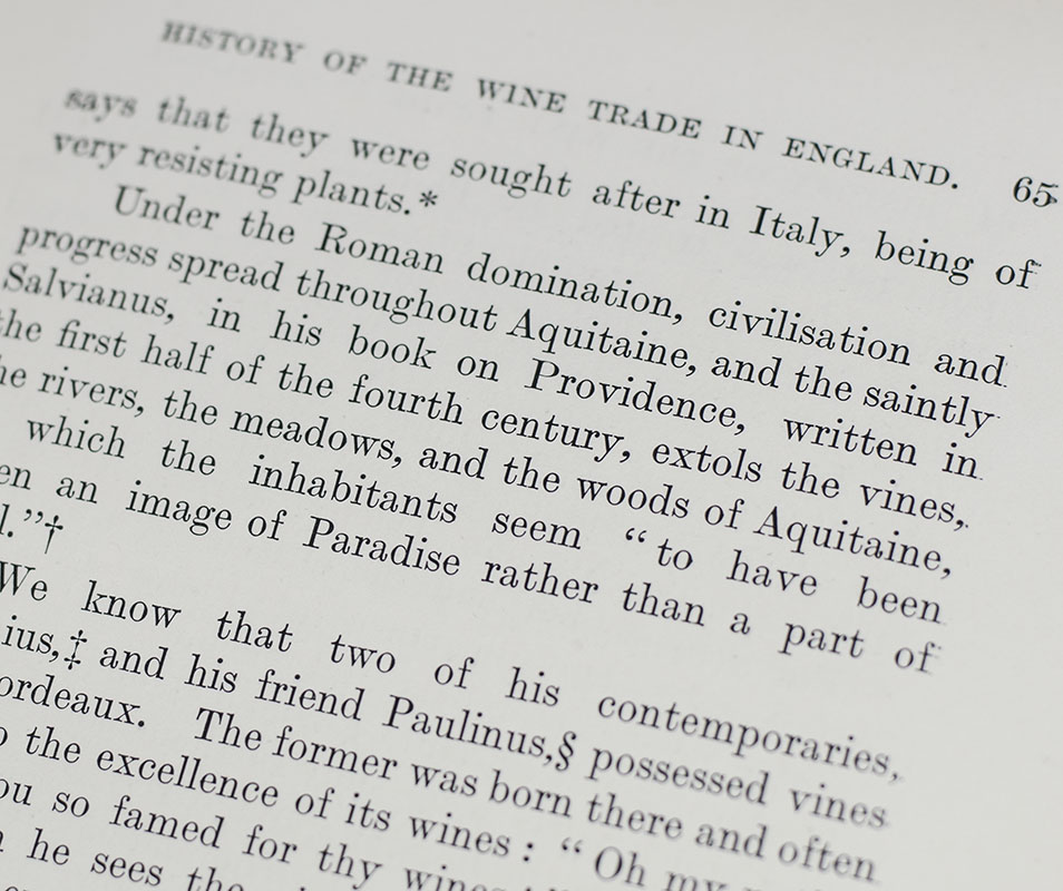 The History of the Wine Trade in England. Volumes I and II
