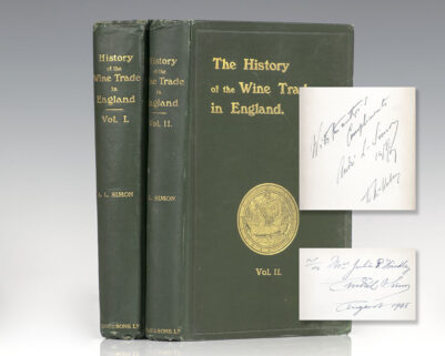 The History of the Wine Trade in England. Volumes I and II.