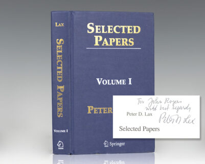 Peter Lax Selected Papers. Volume 1.
