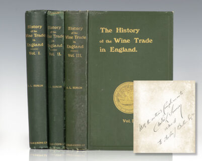 The History of the Wine Trade in England.