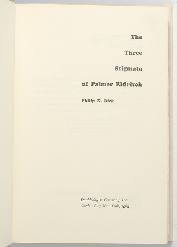 Three Stigmata of Palmer Eldritch
