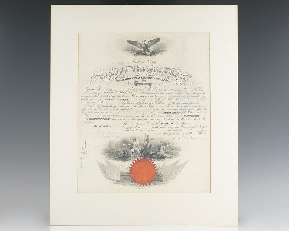 Abraham Lincoln Military Commission Signed