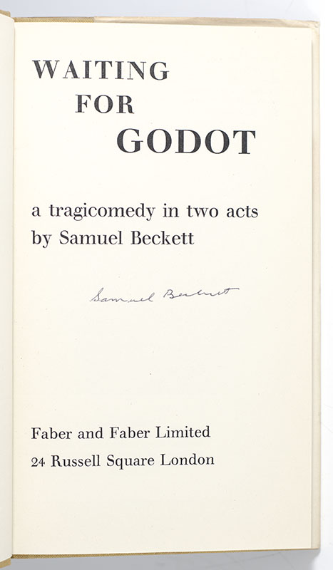 Waiting For Godot: A Tragicomedy In Two Acts