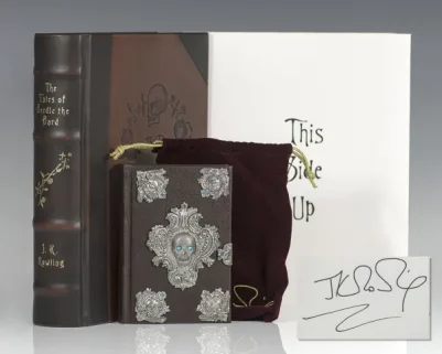 The Tales of Beedle the Bard. Translated from the Original Runes by Hermione Granger. With Commentary by Professor Albus Dumbledore.