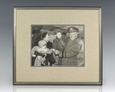 Signed Photograph of Presidents Herbert Hoover & Harry S. Truman.