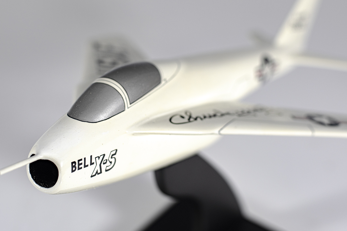 Chuck Yeager Signed Bell X-5 Experimental Research Plane