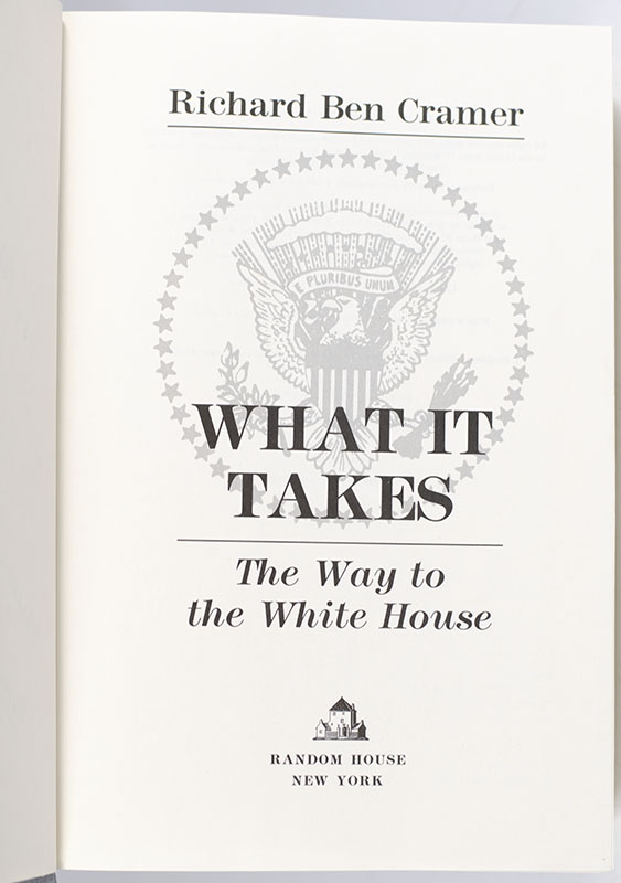 What It Takes: The Way to the White House