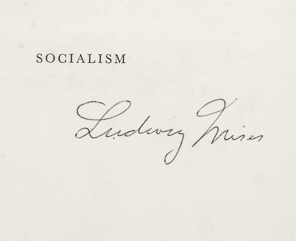 Socialism: An Economic and Sociological Analysis