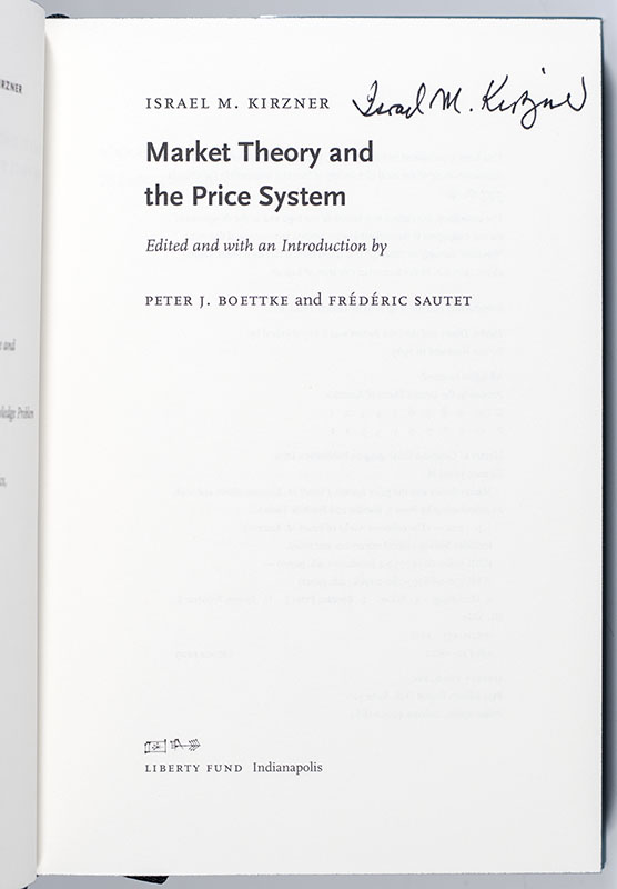 Market Theory and the Price System