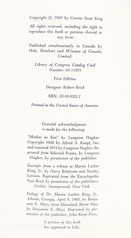 My Life with Martin Luther King, Jr