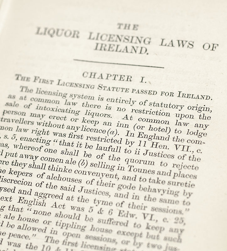 The Liquor Licensing Laws of Ireland and Innkeeper's Guide